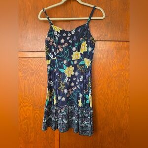 Old Navy Navy Floral Dress